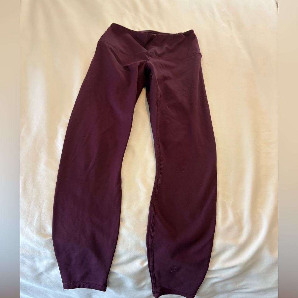 Maroon leggings
